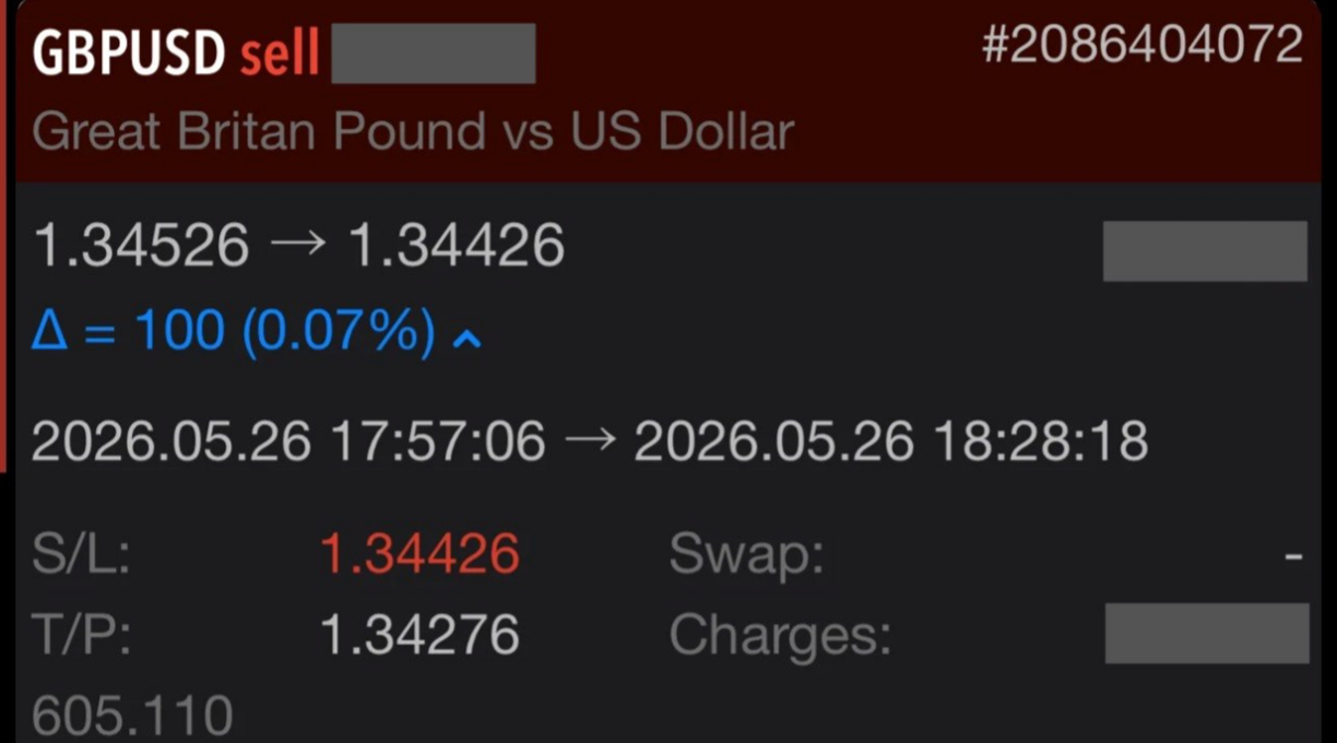 Rich C. GBP/USD 26 May 2026